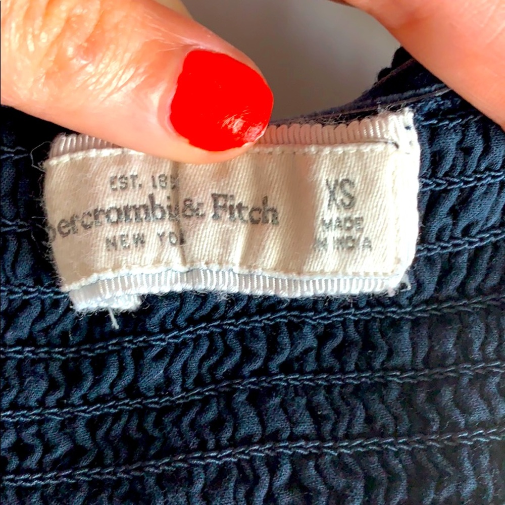 Navy Blue bralette / crop - Picture 3 of 3